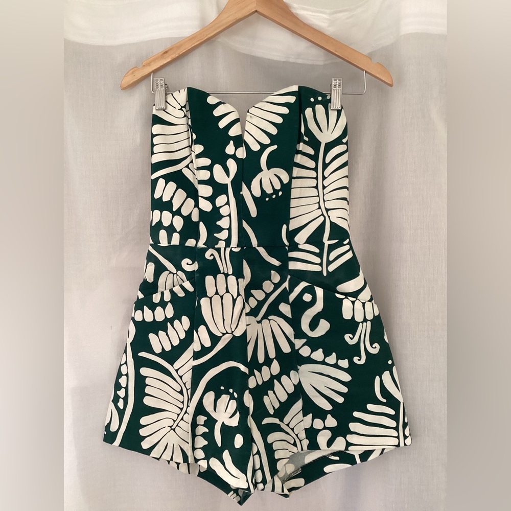 Tropical Print Romper